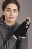 Fingerless gloves made from Possum Merino and Pure Mulberry silk.