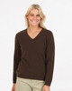 Possum Merino Vee Neck Plain Sweater