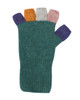 Possum Merino Multicolour Fingerless Gloves