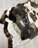 Short Wool Undyed / Natural Black Sheepskin Rug
