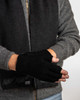 Possum Merino  Silk Fingerless Gloves