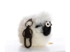Shorn Curly Sheepskin Keyring