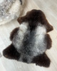 Gold Star Natural Black Sheepskin Rug