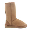 Napier Tall Sheepskin Boots - Chestnut