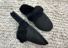 Aroha Black Sheepskin Scuff - Limited Edition
