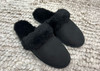 Aroha Black Sheepskin Scuff - Limited Edition