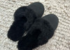 Aroha Black Sheepskin Scuff - Limited Edition