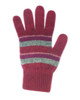 SALE! Possum Merino Horizontal Accent Stripe Gloves