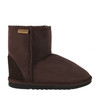 Kids Short Sheepskin Boots - Chocolate