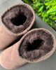 Kids Mini Sheepskin Boots - Chocolate