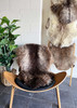 Premium Natural Black Sheepskin Rug