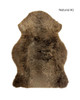 Premium Natural Black Sheepskin Rug