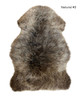 Premium Natural Black Sheepskin Rug