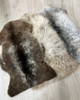 Premium Natural Black Sheepskin Rug