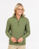Possum Merino Cable Half Zip Sweater
