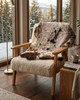 Tibetan Short Wool Undyed Sheepskin Rug