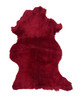 Crocodile Textured Leather Sheepskin Pelt
