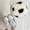 Genuine Sheepskin Soccer Ball Toy – 25cm