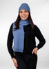Possum Merino Silk Moss Stitch Plated Scarf