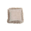 Tibetan Curly Sheepskin Cushion - Square