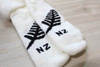 Comfy wool blended socks with silver fern pattern, useful and practical gift from New Zealand.