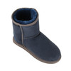 Mid calf short boots for kids, ugg boot design, made of premium sheepskin, grey color.