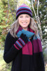 Possum Merino Multi Stripe Glove