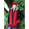 Possum Merino Koru Pattern Scarf 93