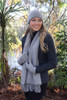 Pure Merino Plain Fringed Scarf