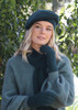 Classic knitted beret made of possum merino wool.