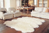 Gold Star Double Sheepskin Rug, crafted from genuine longwool lambskin. Naturally shaped and expertly crafted.