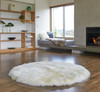 Circular Sheepskin Rug 1499