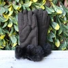 Lambskin Gloves w/ Possum Fur