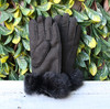Lambskin Gloves with Possum Fur 205