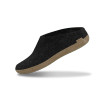 Glerups Leather Slip-on Charcoal  color