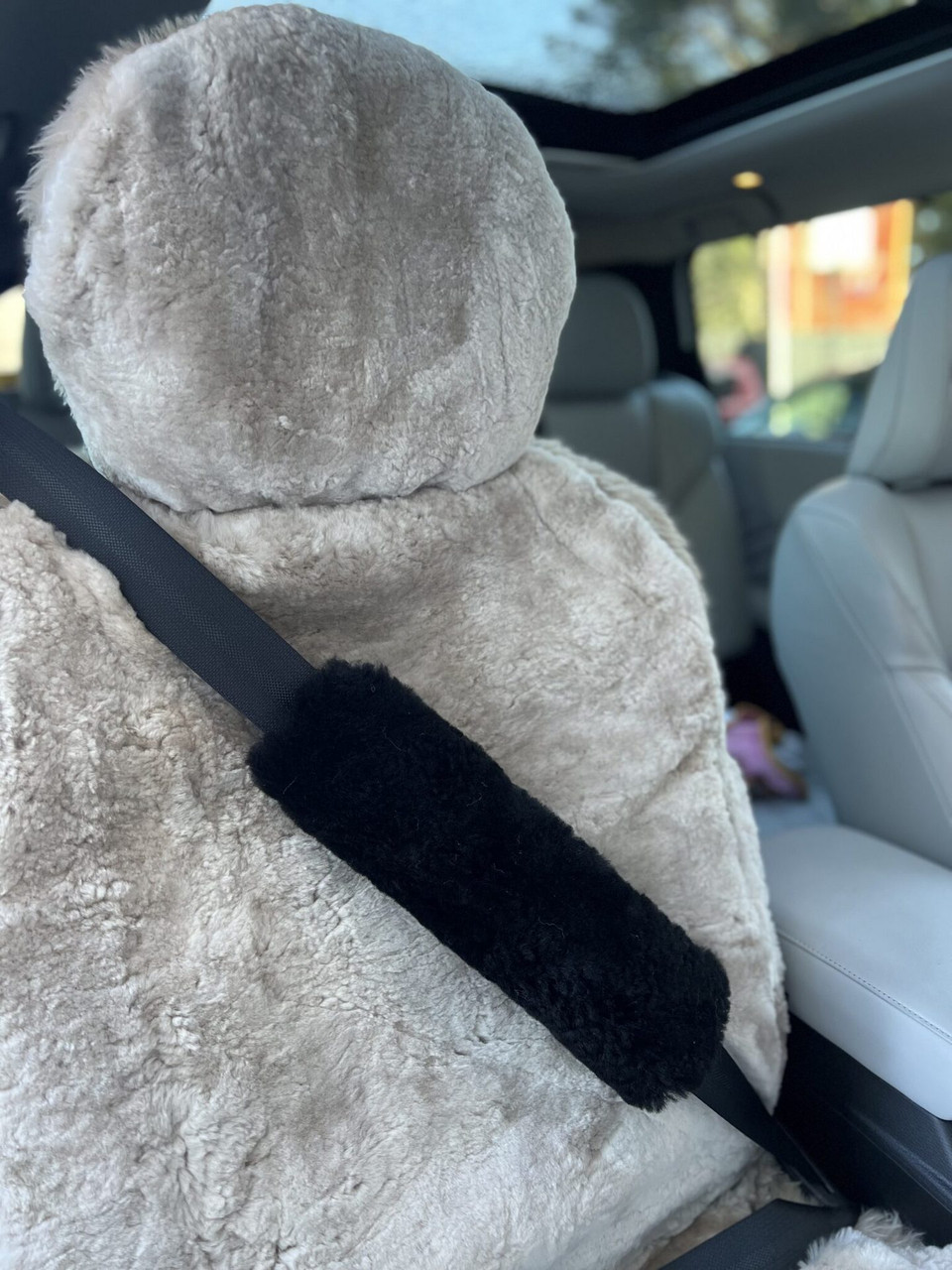 Sheepskin Safety Belt Cover The Sheepskin Factory