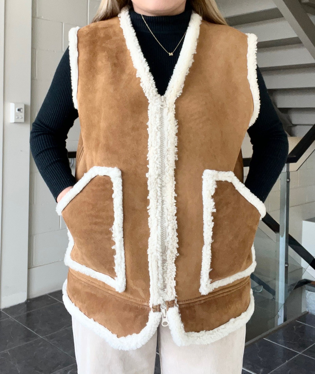 Adult Lambskin Vest | The Sheepskin Factory Auckland NZ