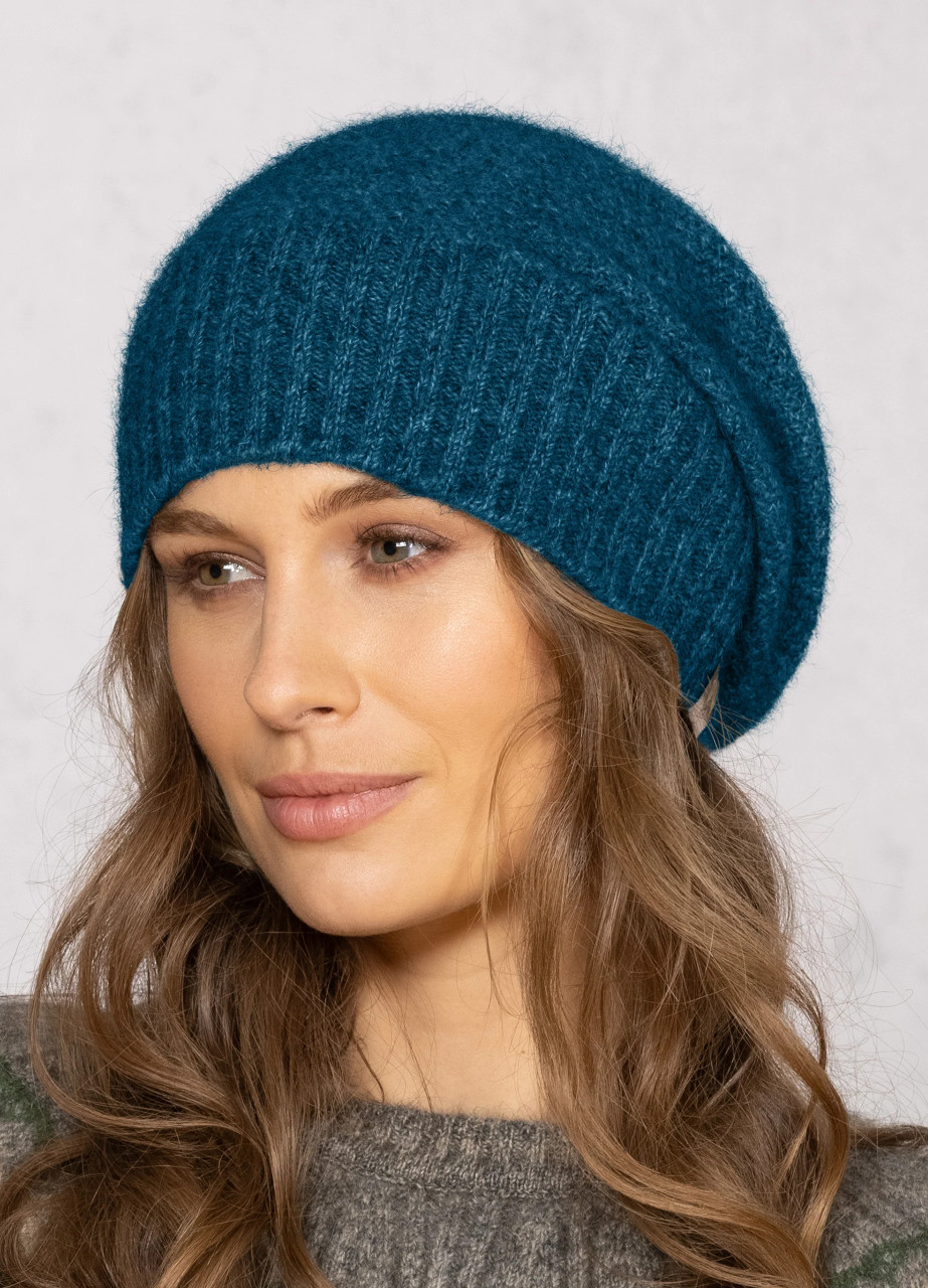 Possum Merino Moss Baggie Beanie - NZ Made