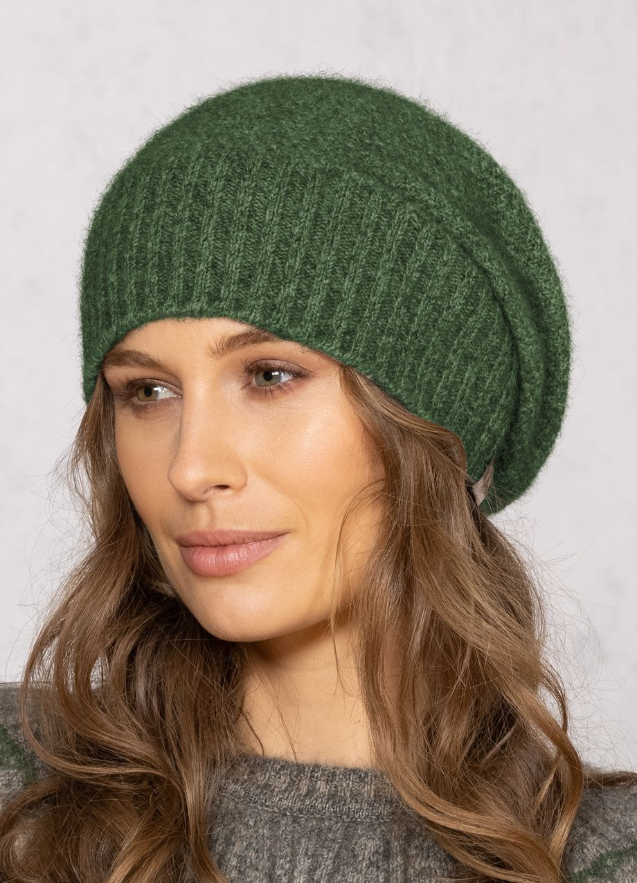 Possum Merino Moss Baggie Beanie - NZ Made