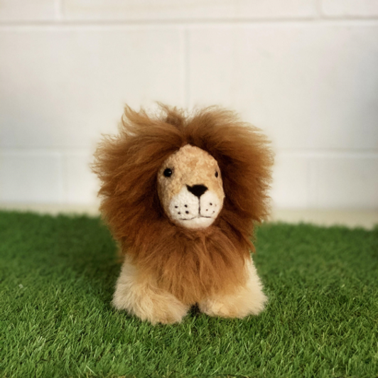 Baby Alpaca Toy Lion | The Sheepskin Factory Baby Alpaca Toy Lion | The Sheepskin Factory