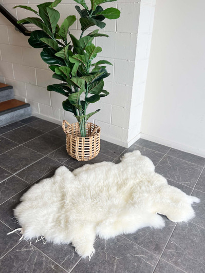 Rustic Sheepskin Rug