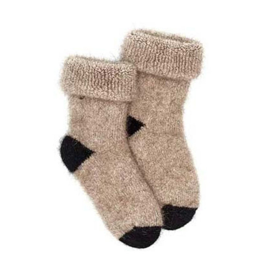 Baby Possum Plain Socks in natural colour 22 Baby Possum Plain Socks in natural colour 22