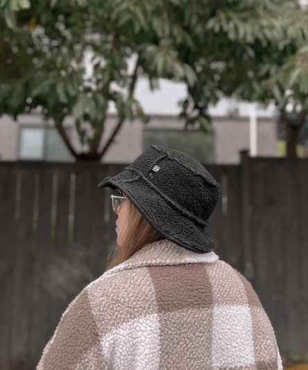 Lambskin Bucket Hat Reversible 160