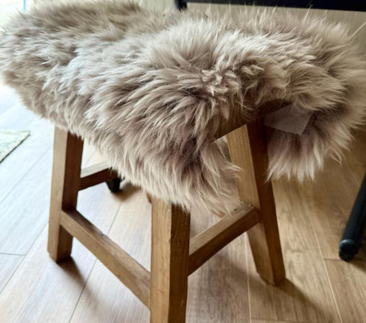 Long Wool Half Sheepskin Rug Long Wool Half Sheepskin Rug