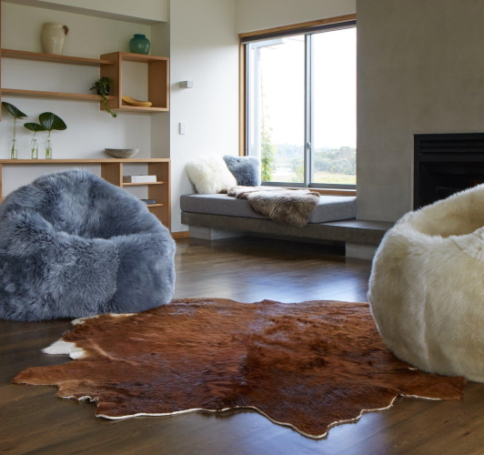 Premium Sheepskin Bean Bag, Made in New Zealand | The Sheepskin Factory Premium Sheepskin Bean Bag, Made in New Zealand | The Sheepskin Factory