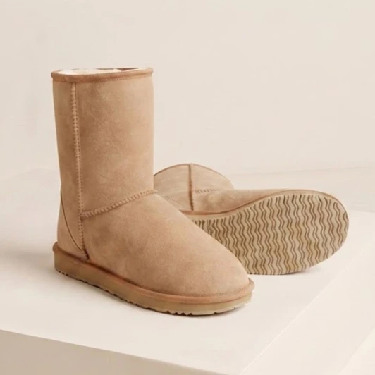 Napier Short Sheepskin Boots