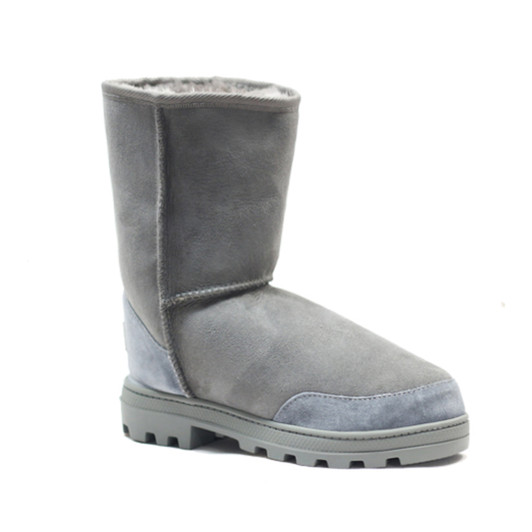 Robbie Short Sheepskin Boots - Grey Robbie Short Sheepskin Boots - Grey