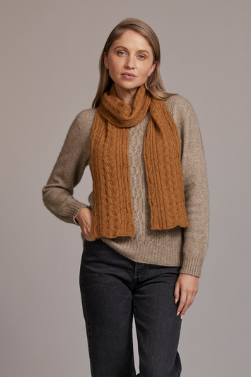 MCD Possum Merino Cable Scarf