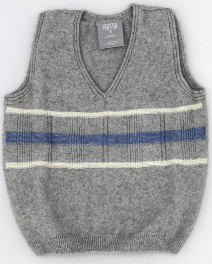 Merino Silk Tartin Kids Vest
