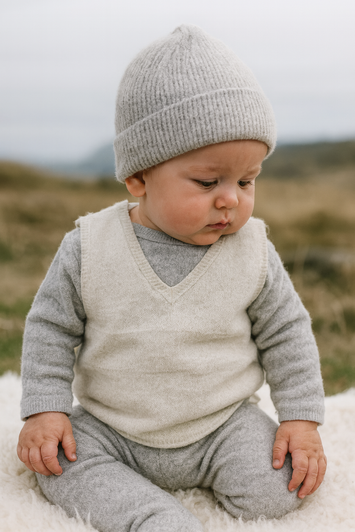 Merino Silk Baby Takehe Vest